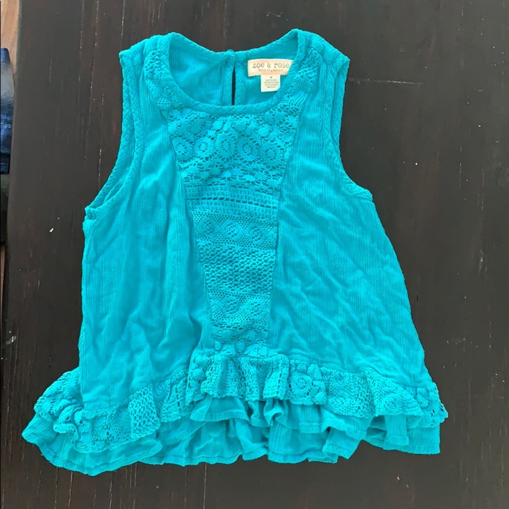 Girls Zoe & Rose Top. Excl used cond. sz M (7/8)